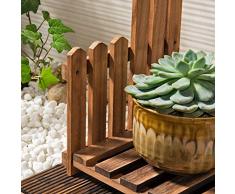Soporte de Exhibición de Plantas de Múltiples Capas Soporte de Flores Multifuncional Salón de Madera Maciza Piso Lavabo de Múltiples Capas Soporte de Plantas Simple para Interiores (3 Colores Opcional