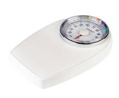 Korona 76888 Hugo - Báscula mecánica (precisa para personas de hasta 136 kg, analógica), color blanco