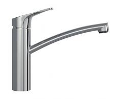 Franke – Grifo de batería monomando con caño fijo, Smart, 1 pieza, Chrome, 115.0391.460