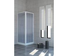 Cabina de ducha con puertas plegables – PVC – 2 lados – 70 x 100 cm.
