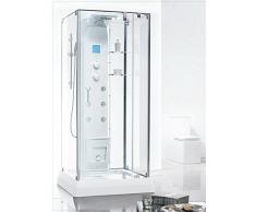 CABINA DE HIDROMASAJE-SAUNA HX602 BLANCA