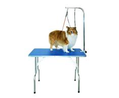 Gravitis Pet Supplies - Mesa de aseo profesional para perros - Una mesa plegable resistente y portátil para el aseo de mascotas pequeñas y medianas