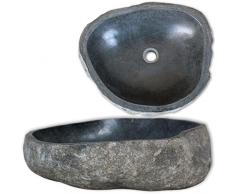 Lavabo de piedra natural ovalado 40cm