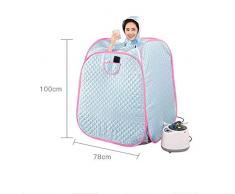 Sauna Hogar Portátil Sauna portátil Terapia terapéutica Vapor SPA Personal Hogar Doble Vapor, Comando Remoto (Color : D2)
