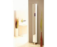Perchero Perchero Armario zapatero baño Estantería Armario con espejo giratorio Multi Tube S plata Jan Kurtz