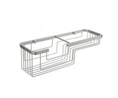 Tatay Aluminium - Cestillo de baño Rectangular con Dos Alturas
