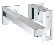 Grohe 23447000 - Monomando de lavabo mural 1/2", tamaño M, 231 mm, empotrable, chorro direccionable