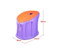 Sauna Hogar Portátil Hogar Vapor Sauna Caja de Vapor Sauna Individual Cuerpo Entero Adulto Cubo de fumigación Cubo de Vapor