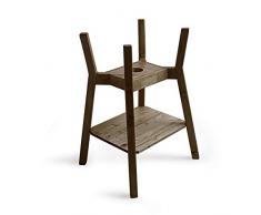 Horganica Armario de Lavabo Alto de Madera Tinozza – Fabricado en Italia.