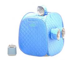 2l Steam Sauna Portable Home SPA con Control Remoto, pérdida de Peso Corporal Plegable rápida, Terapia de desintoxicación Saludable (220v / 110v)