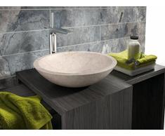 Bathco - Lavabo Bathco Sobre Encimera Piedra Catania Beige 405X120