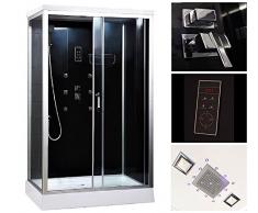 Cabina de ducha Home Deluxe, incluye los accesorios completos, 100x80x220cm