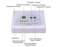 TOPQSC Far Infrarrojo Sauna Manta de Vapor Sauna Máquina Infrarrojo Adelgazamiento de Cuerpo para Personal SPA relieves Físico Fatiga (Naranja)