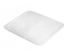 Kleine Wolke 0221100002 Arosa - Alfombrilla antideslizante para ducha (55 x 55 cm), color blanco