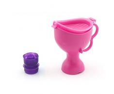 Orinal portátil Owfeel embudo de coche emergencia jollyflush, Rosa