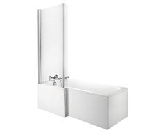 Hudson Reed Bañera Acrílica Rectangular Versión Izquierda 170x85cm con Faldón