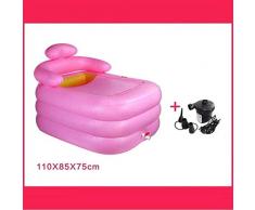 LJQLXJ bañera Pie Adulto Inflable Portátil Banho Banheira Inflavel Tub Sauna Bath Bañera Inflable, número 2