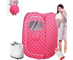 Personal Sauna, Tienda Portable de la Sauna de Vapor, Home SPA Completo Cuerpo Relajado y la Cara de la máquina SPA, con Mando a Distancia por Infrarrojos, 220 2L steame portátil