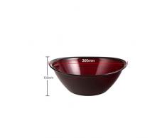 Espesante Lavabo Grande Lavar Platos Lavabo de plástico Lavabo Transparente Lavado doméstico Lavabo (Color : Blue, tamaño : 36cm)