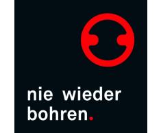 Nie Wieder Bohren BT110P - Cesta para ducha (cromada, técnica de fijación especial)