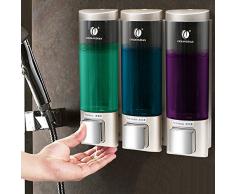 Decdeal - 3X 200ml Dispensador de Jabón y Loción de Pared (Líquido)