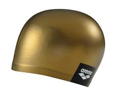 arena Cap Gorro de natación de Entrenamiento Logo Moulded, Adultos Unisex, Gold, Tu