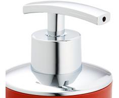 Wenko Brasil Dosificador Jabón 0.32 L, Elastómero Termoplástico (TPE), Rojo, 9x7.3x16.5 cm