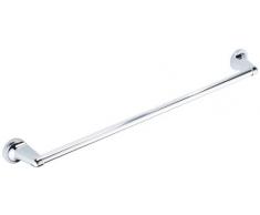 Haceka Aspen Chrome Toallero Rail, Metal, Gris, 6.89x8.97x10.4 cm