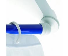 Ridder 505010-350 Vario - Adaptador para raíles de ducha de 25 mm (fijación a la pared), color blanco