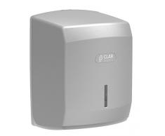 Clar Systems M1100PP Dispensador de Papel Mecha, Acero Líquido