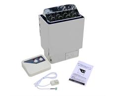 ECO-WORTHY 6 kW Calentador Eléctrico Sauna Estufa W/ Controlador Casa Sala de Sauna Baño Ducha Spa