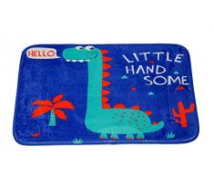 Alfombra baño Super Suave Aterciopelada con tecnología Memory Foam con Base Antideslizante y diseños Modernos Cuarto de baño o Ducha (40x60cm, Infantil)