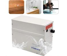 Hanchen 3KW Generador de Vapor para Sauna/Baño Turco/Ducha Dentro de 3m³ 220V Temperatura Ajustable 35-55℃ Control de Tiempo 1-12h CE