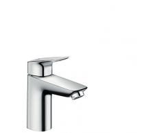 Hansgrohe 71102000 Logis grifo de lavabo 100 CoolStart con vaciador automático, cromo