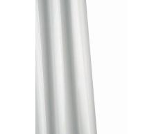 Croydex Professional - Cortina de ducha de tela (2000 x 2000 mm), color blanco