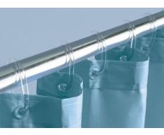 Kleine Wolke 0268000000 - Juego de 12 Anillas para Cortina de Ducha. Transparente