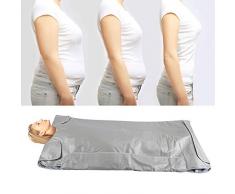 Manta de sauna, Manta de vapor Khan de infrarrojo lejano Manta de calefacción de seguridad Máquina de pérdida de peso de talladora de cuerpo, Terapia de desintoxicación profesional Dispositivo(EU)