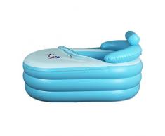 QIANDING yupenyugang Bañera para Adultos Bañera Inflable Sauna de Vapor Baño de Vapor Bañera Bañera Bañera portátil (Tamaño : 140cm*82cm*48cm)