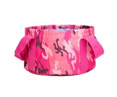 Al Aire Libre Cubo De 15L Portátil Cuenca Del Lavabo Plegable,1