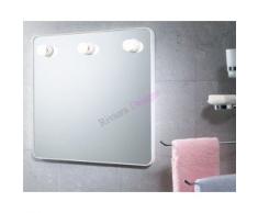Gedy 60050200000 - Espejo 55X55 Con Luces Blanco