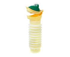 vorcool portátil dibujos animados Niños Unisex orinal Viaje Urinario Auto WC pee (Amarillo)