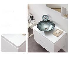 xie moderna mesa de cristal lavabo lavabo sobre encimera Art (450 * 13512 mm), vidrio, single basin