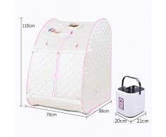 GJNVBDZSF Hogar Steaming Home Steam Sauna Box, Máquina de fumigación de Habitaciones Single Steam Box Steam Box Plegable