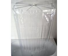 Ridder 582000-350 Ombrella kristall - Cortina de ducha, estructura de paraguas, transparente
