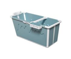 CYLQ Bañera Plegable Adulto Para Ducha Bañera Adulto Portatil Bañera Plegable Grande Tina De Baño Plegable Para Adultos, Bañera Bebes, Tina Plegable Del Hogar, Azul/Rosado 105*43*53Cm ( Color : Blue )