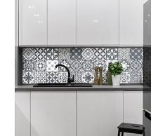 Ambiance-Live Azulejos de Cemento Adhesivos para Pared, 10 x 10 cm, 15 Unidades