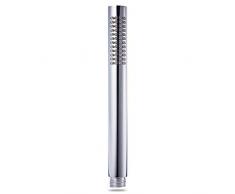 Alcachofa Ducha de Alta Presión Cabezal de Ducha de Mano de Latón Agua Ahorro Duchas de Baños 1 Chorro, Cromo