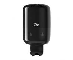 Tork 561008 Dispensador mini para jabón líquido de manos/Dosificador de jabón líquido Elevation compatible con el sistema S2 / Negro