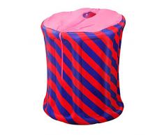Neilyn Sauna Bañera Doble Uso Bañera Plegable Bañera Barril Bañera para Adultos Bañera Inflable Espesar bañera Medicinal Niños Inflables Piscina Antideslizante con Sauna Motor de Vapor