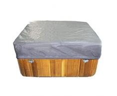 yummyfood Jardin Cubierta Protectora, Square Hot Tub Cover Cubierta para SPA Cubierta De Bañera De Hidromasaje Cuadrada para Jardín